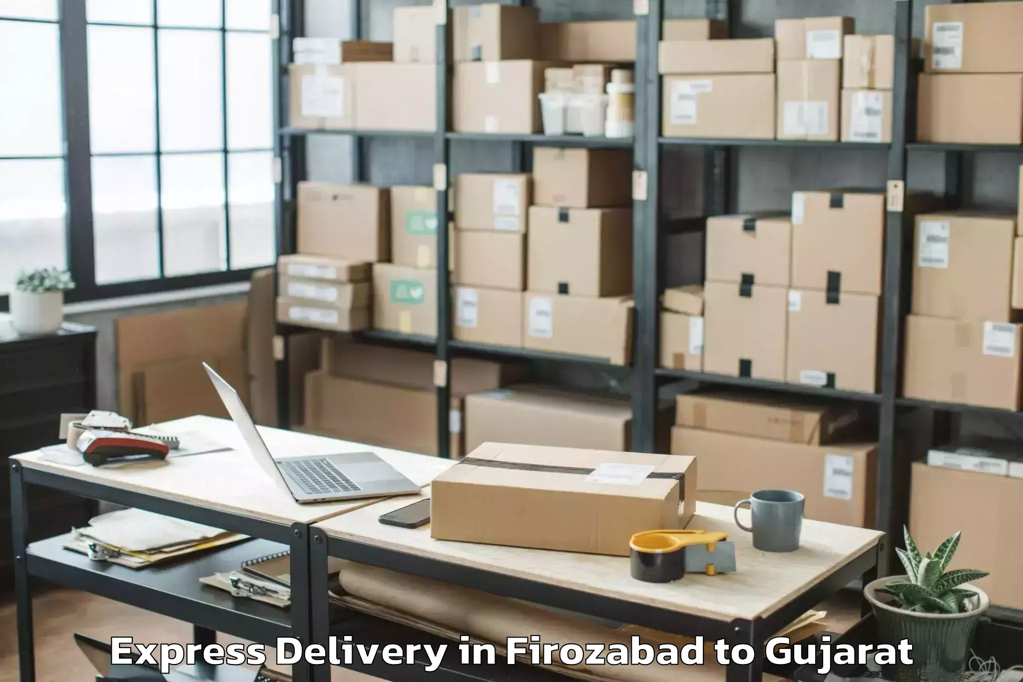 Quality Firozabad to Vejalpur Express Delivery